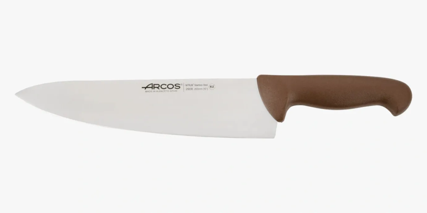 ARCOS Cocineros|Cuchillo Cocinero color marrón Serie 2900 250 mm