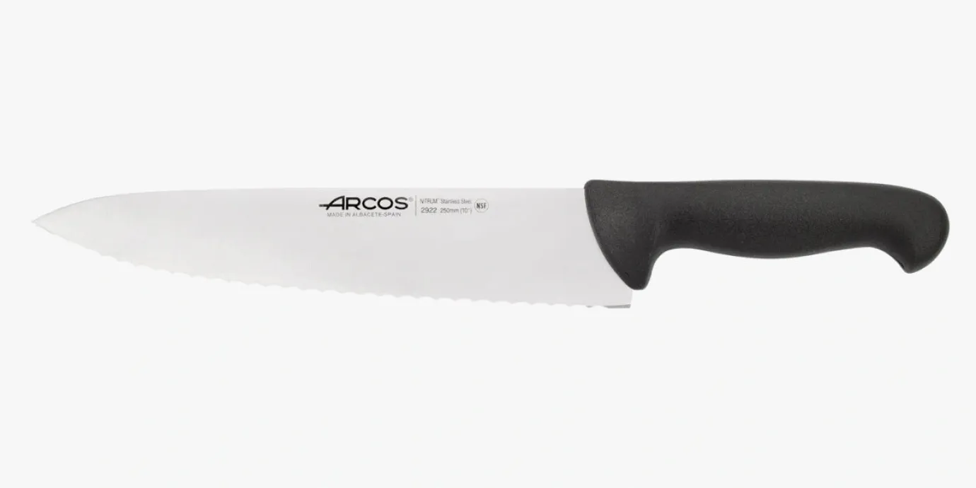 ARCOS Cocineros|Cuchillo Cocinero color negro Serie 2900 250 mm