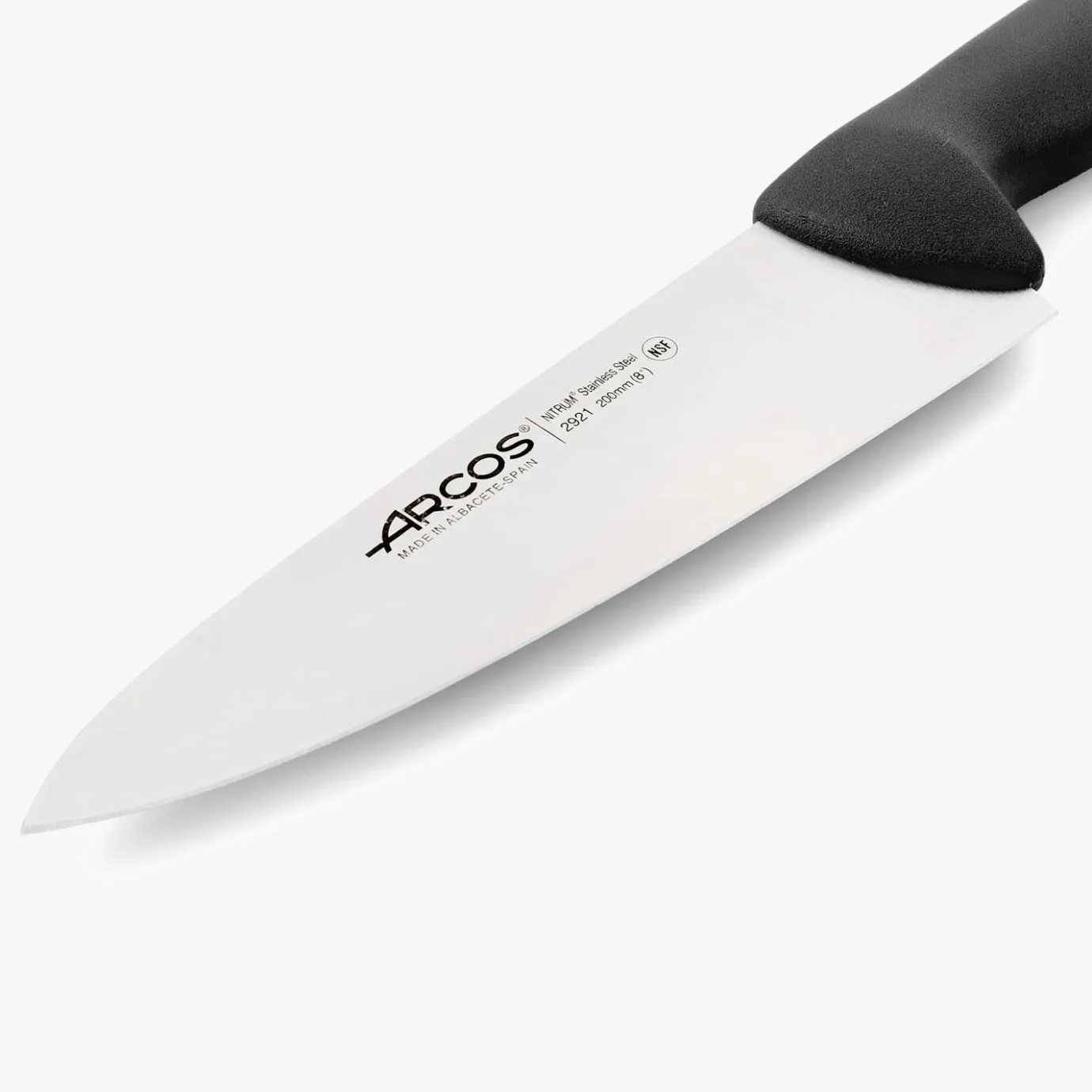 ARCOS Cocineros|Cuchillo Cocinero color negro Serie 2900 200 mm