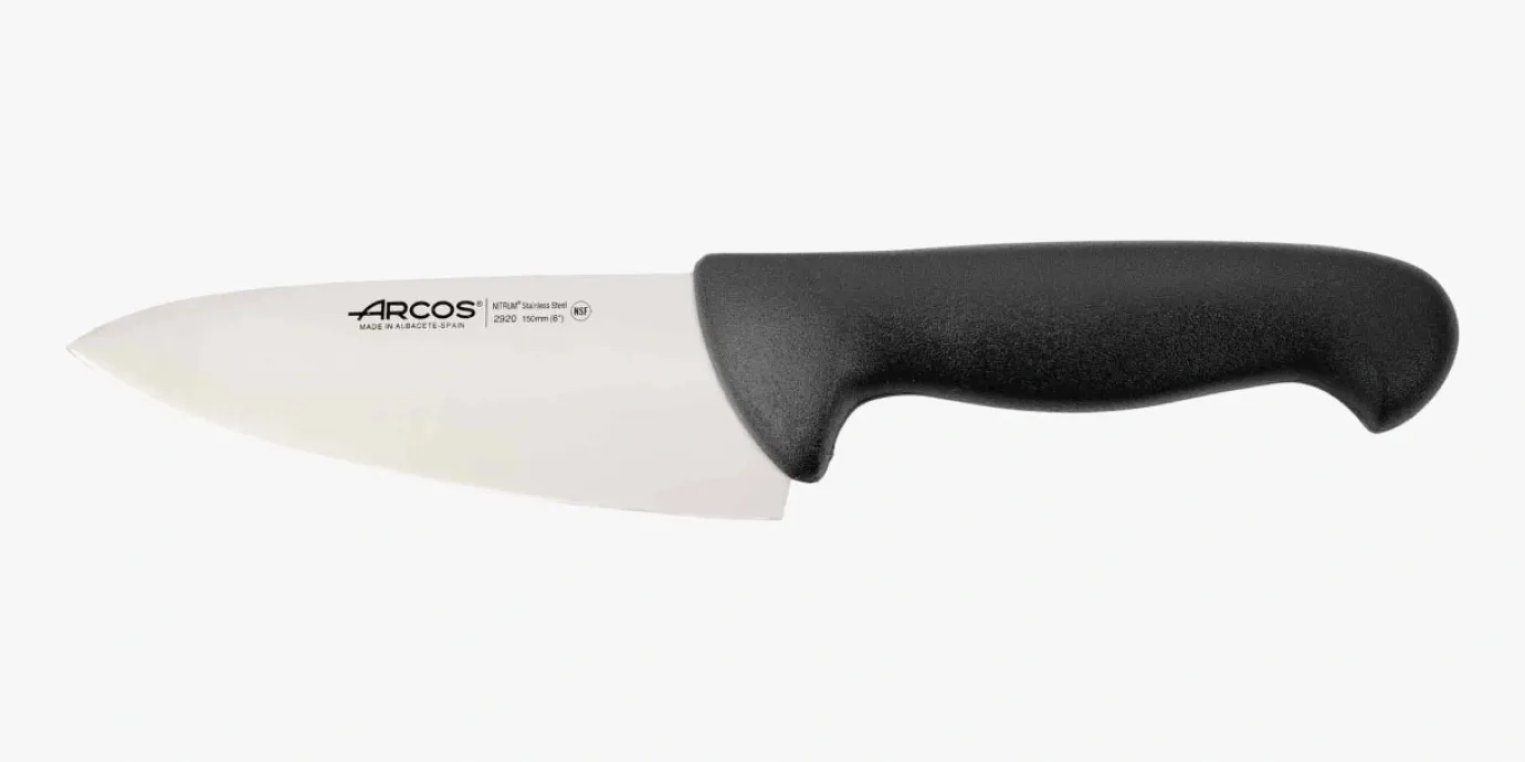 ARCOS Cocineros|Cuchillo Cocinero color negro Serie 2900 150 mm