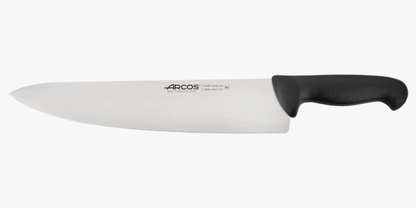 ARCOS Cocineros|Cuchillo Cocinero color negro Serie 2900 300 mm