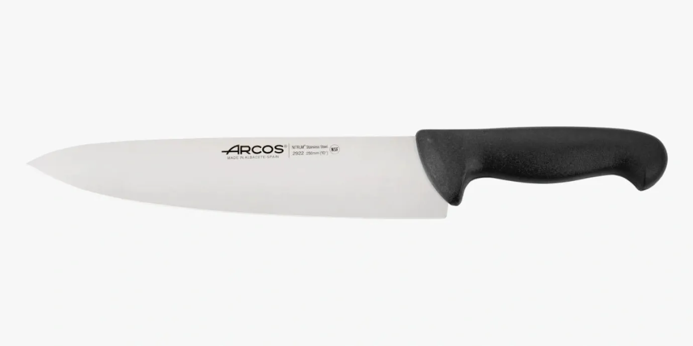 ARCOS Cocineros|Cuchillo Cocinero color negro Serie 2900 250 mm