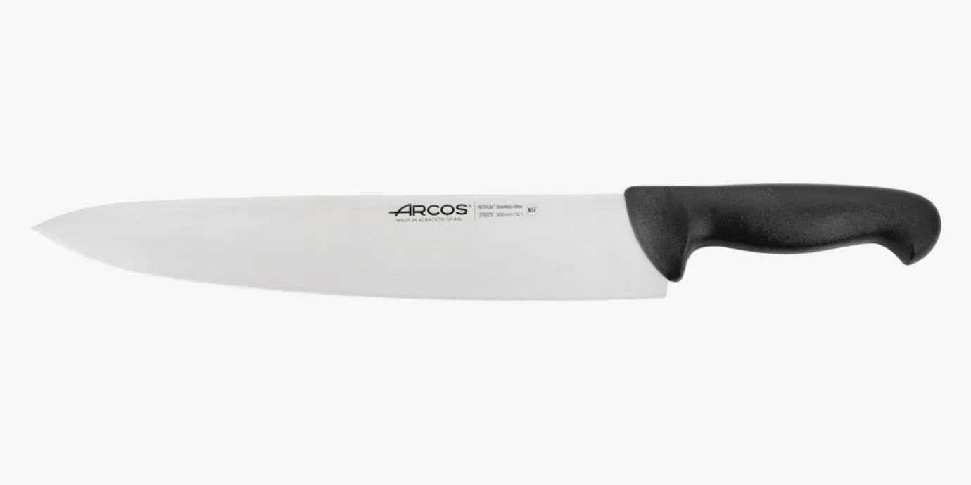 ARCOS Cocineros|Cuchillo Cocinero color negro Serie 2900 300 mm