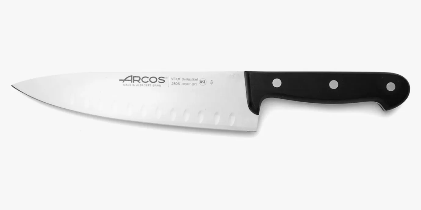 ARCOS Cocineros|Cuchillo Cocinero Con Alveolos Serie Universal 200 mm