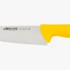 ARCOS Cocineros|Cuchillo Cocinero de Filo Serrado color amarillo Serie 2900 200 mm