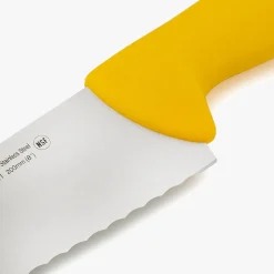 ARCOS Cocineros|Cuchillo Cocinero de Filo Serrado color amarillo Serie 2900 200 mm