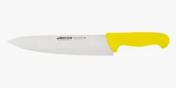 ARCOS Cocineros|Cuchillo Cocinero Filo Liso color amarillo Serie 2900 250 mm