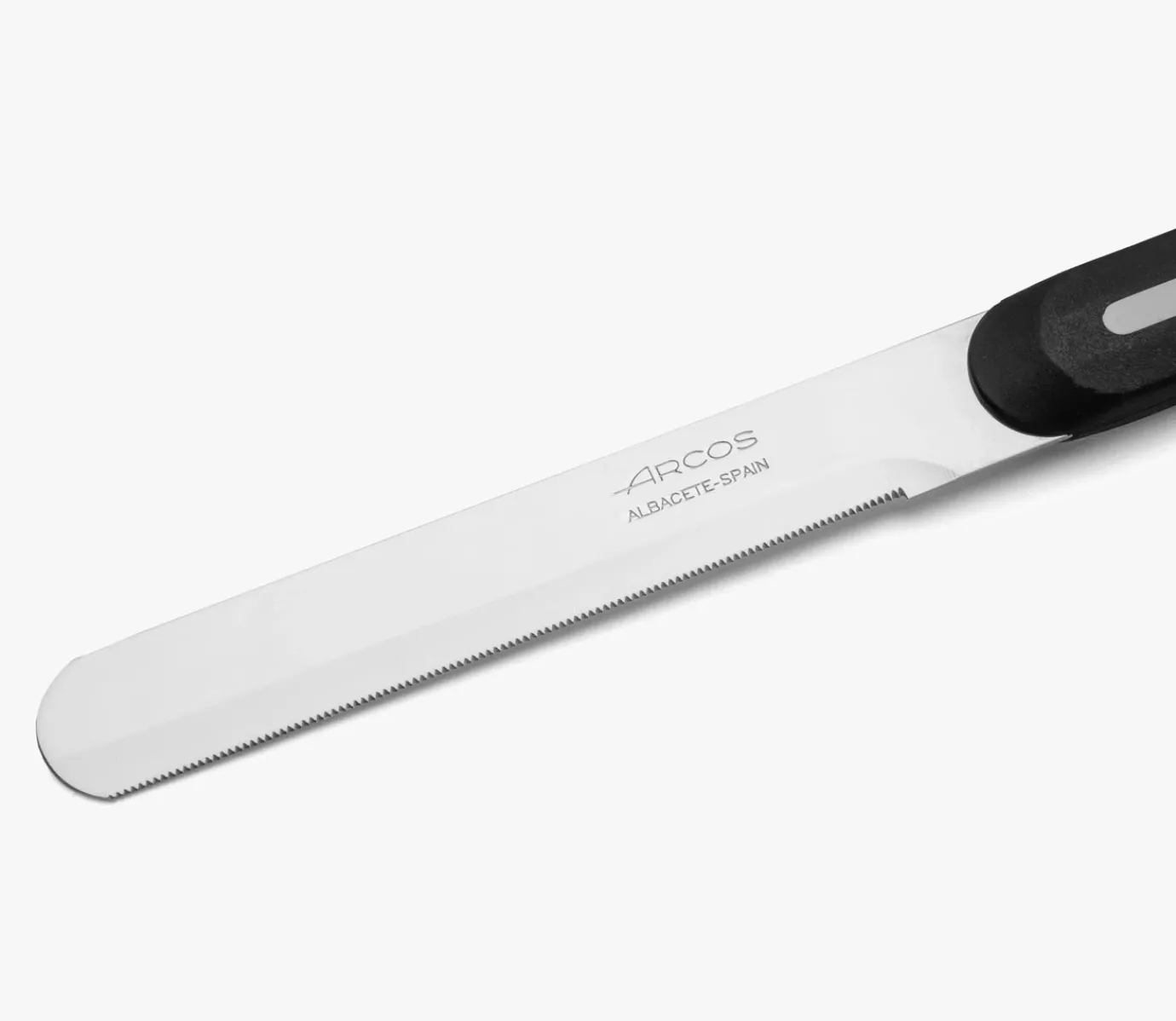 ARCOS Cuchillos Para Mesa|Cuchillo Desayuno Negro-Blanco 100 mm