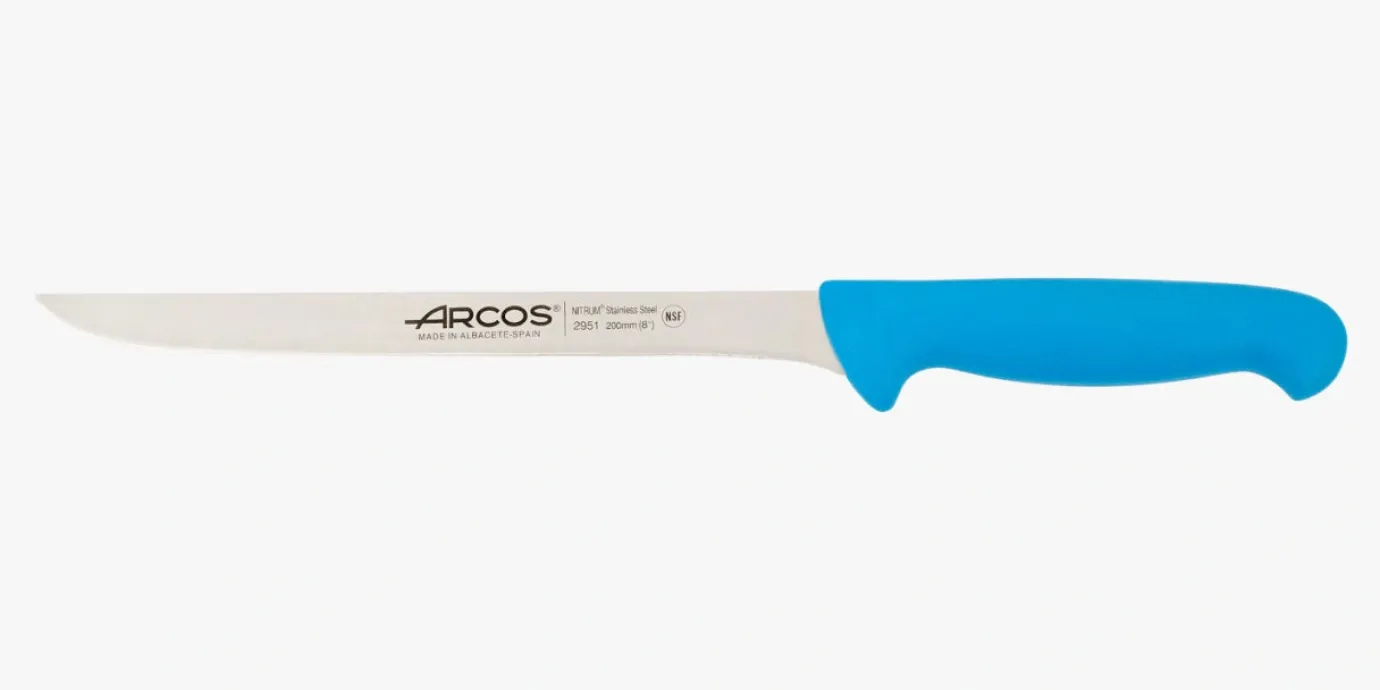 ARCOS Cuchillos Para Carne|Fileteadores|Cuchillo Fileteador color azul Serie 2900 200 mm