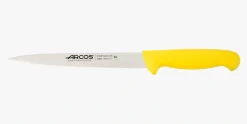 ARCOS Cuchillos Para Carne|Fileteadores|Cuchillo Fileteador color amarillo Serie 2900 190 mm