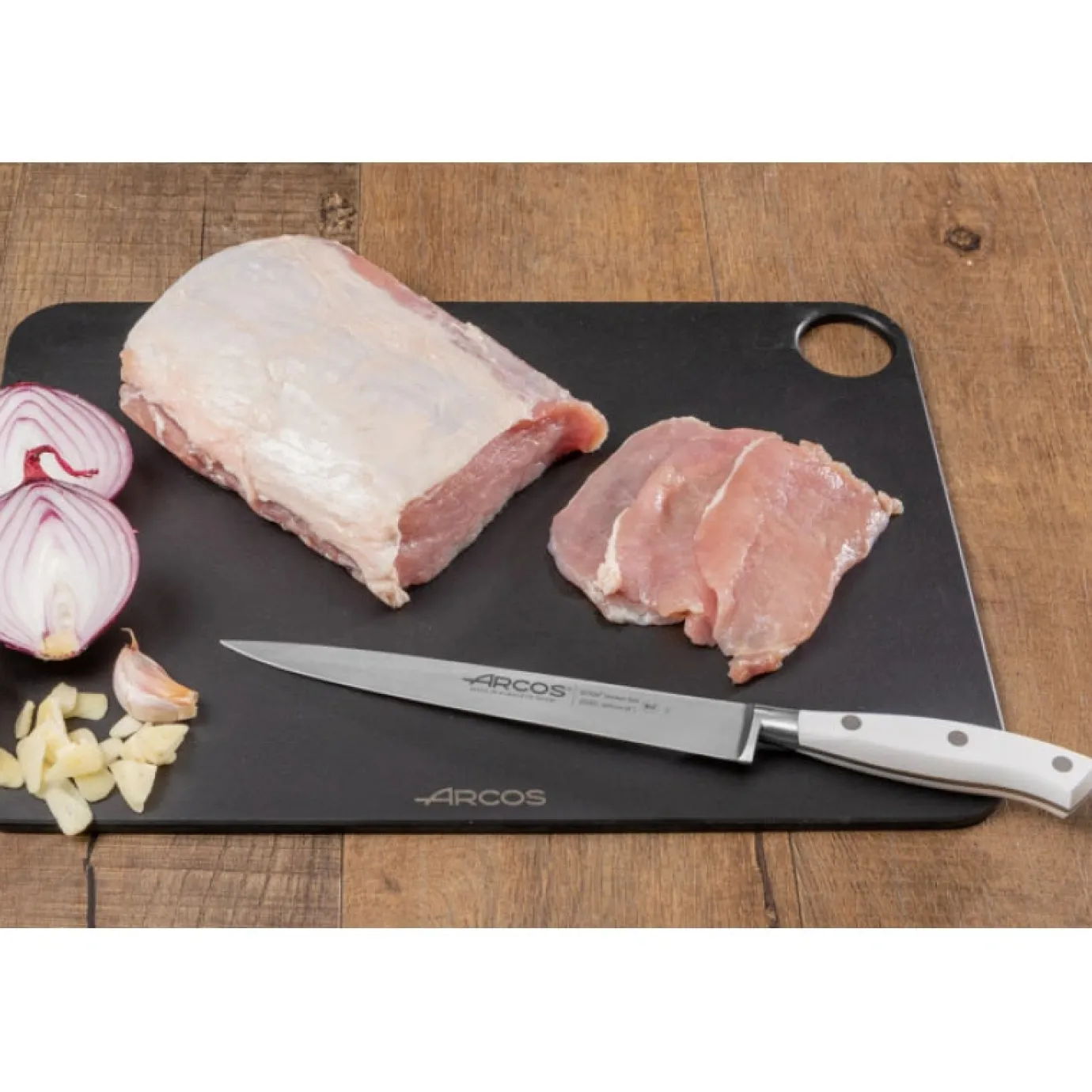 ARCOS Cuchillos Para Pescado|Cuchillos Para Carne|Cuchillo Fileteador Riviera Blanc 200 mm