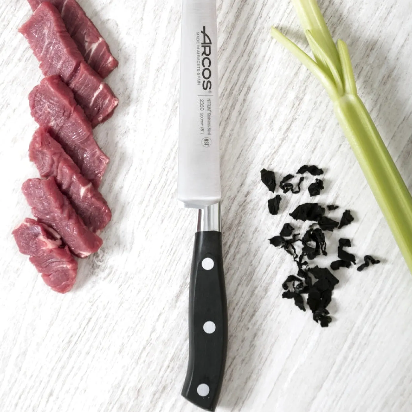 ARCOS Cuchillos Para Carne|Cuchillos Para Pescado|Cuchillo Fileteador Serie Riviera 200 mm