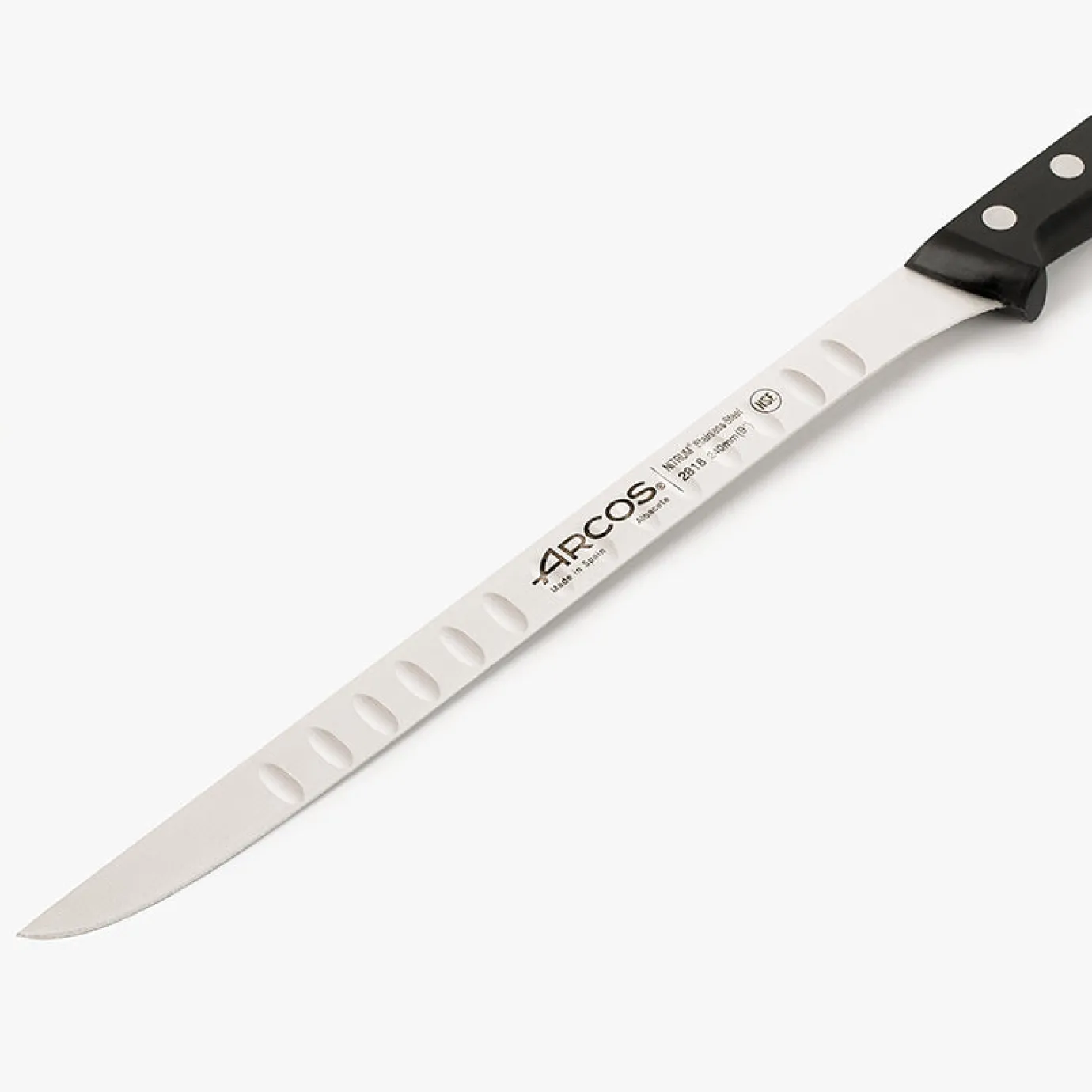ARCOS Jamoneros|Cuchillo Jamonero con alveolos Serie Universal 240 mm
