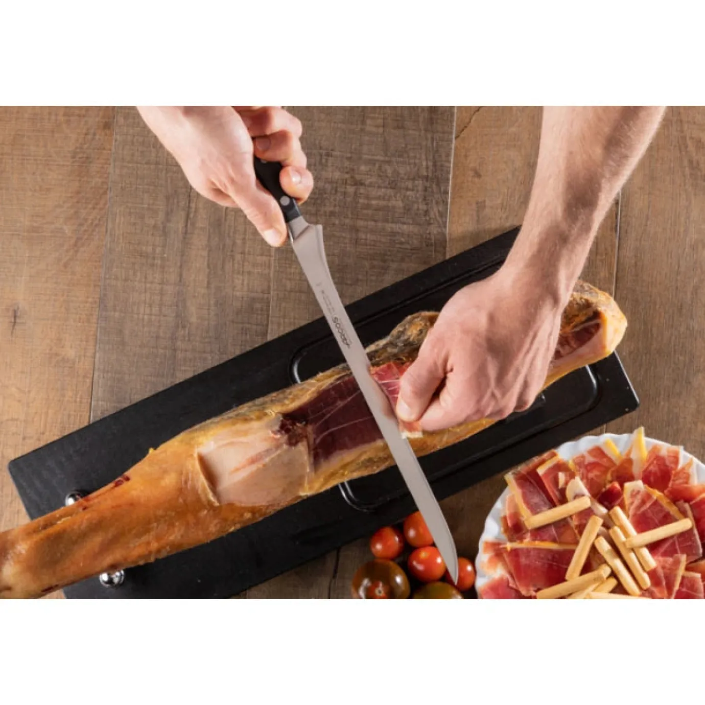 ARCOS Cuchillos Para Carne|Jamoneros|Cuchillo Jamonero Serie Manhattan 300 mm