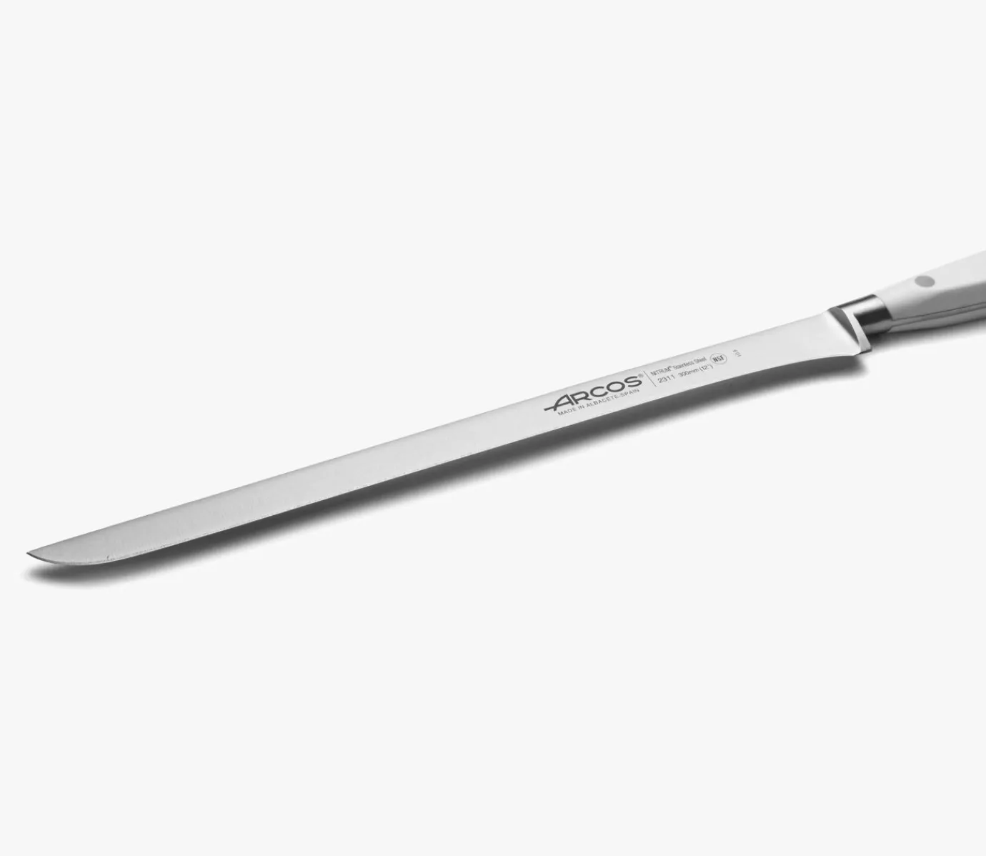 ARCOS Cuchillos Para Carne|Jamoneros|Cuchillo Jamonero Serie Riviera Blanc 300 mm