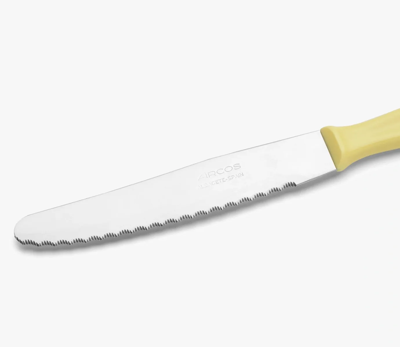 ARCOS Cuchillos Para Mesa|Cuchillo Mesa color amarillo Polipropileno 125 mm
