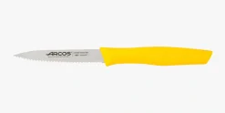 ARCOS Mondadores|Cuchillo Mondador Color Amarillo Perlado Serie Nova 100 mm