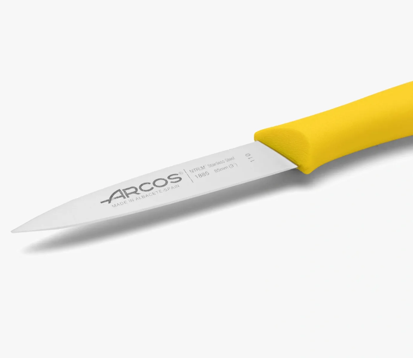 ARCOS Mondadores|Cuchillo Mondador Color Amarillo Serie Nova 85 mm