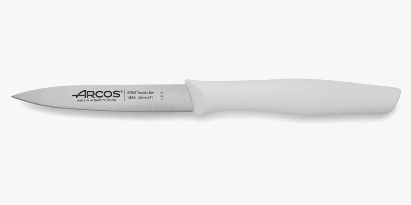 ARCOS Mondadores|Cuchillo Mondador Color Blanco Serie Nova 100 mm