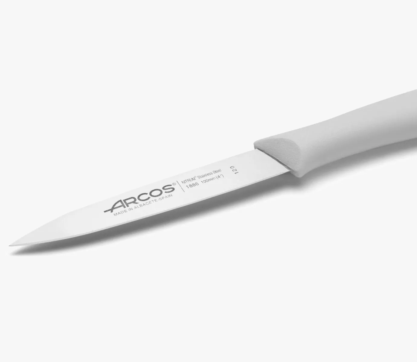ARCOS Mondadores|Cuchillo Mondador Color Blanco Serie Nova 100 mm