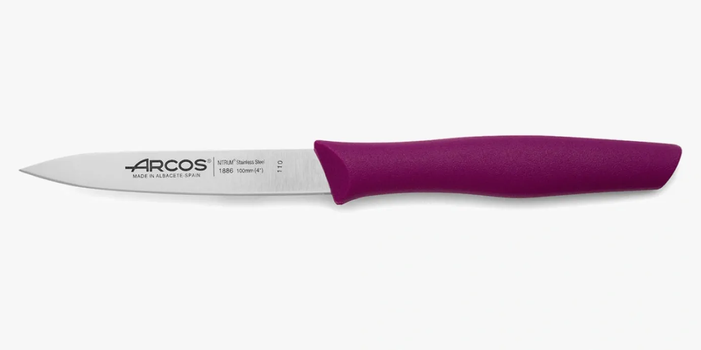 ARCOS Mondadores|Cuchillo Mondador Color Fucsia Serie Nova 100 mm