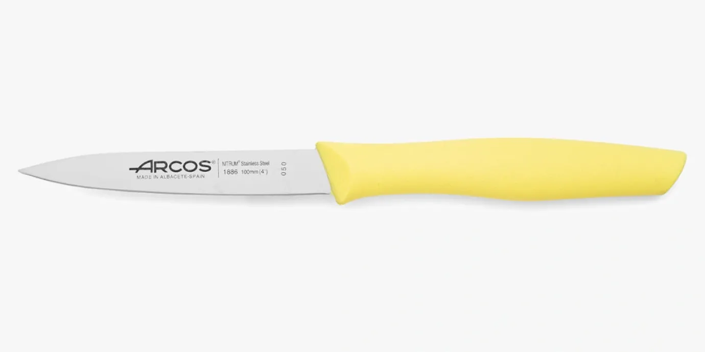 ARCOS Mondadores|Cuchillo Mondador Color Limón Serie Nova 100 mm