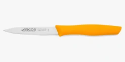 ARCOS Mondadores|Cuchillo Mondador Color Mostaza Serie Nova 100 mm