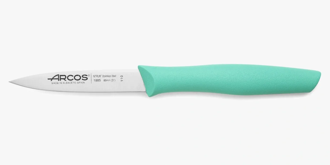 ARCOS Mondadores|Cuchillo Mondador Color Menta Serie Nova 85 mm