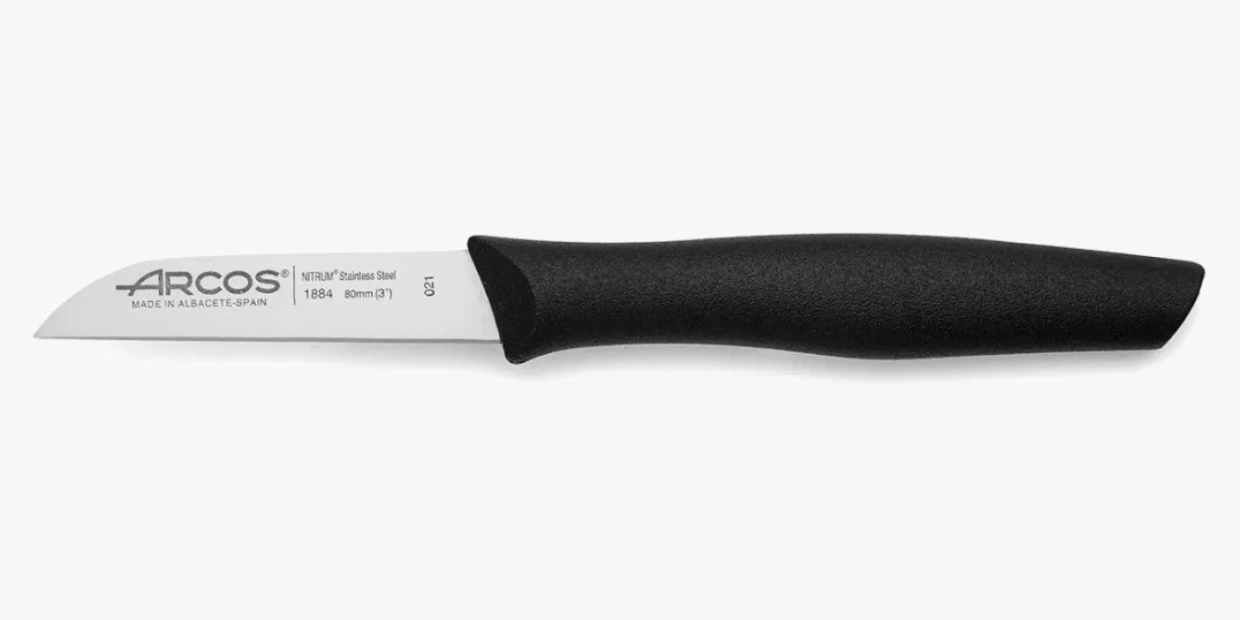 ARCOS Mondadores|Cuchillo Mondador Color Negro Serie Nova 80 mm
