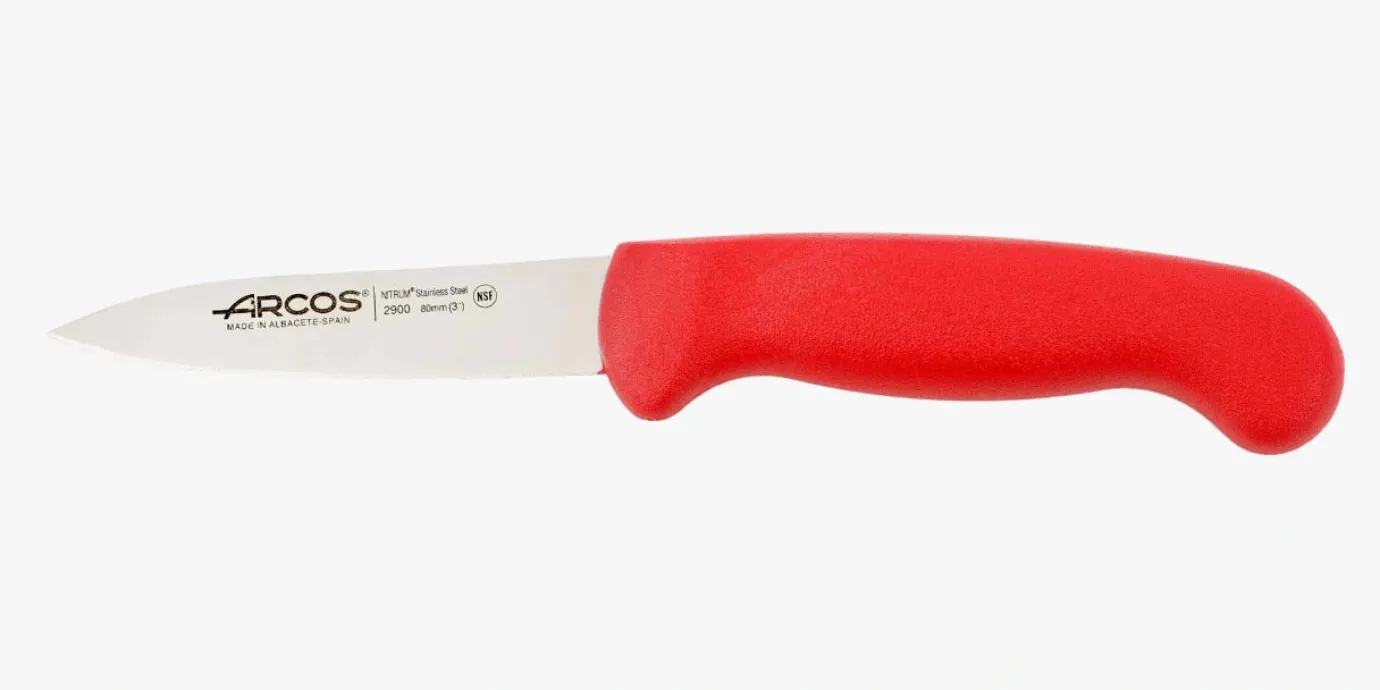 ARCOS Mondadores|Cuchillo Mondador color rojo Serie 2900 80 mm