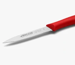 ARCOS Mondadores|Cuchillo Mondador Color Rojo Perlado Serie Nova 100 mm