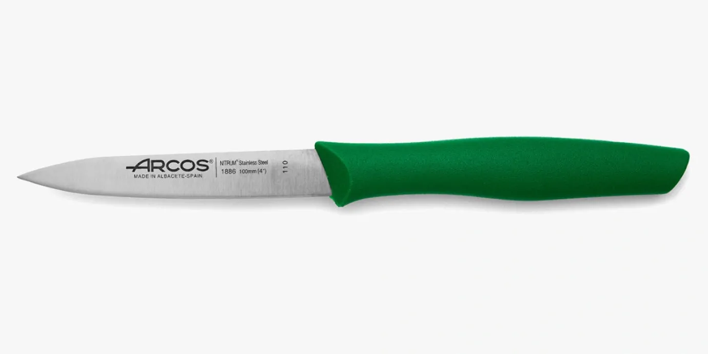 ARCOS Mondadores|Cuchillo Mondador Color Verde Serie Nova 100 mm