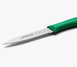 ARCOS Mondadores|Cuchillo Mondador Color Verde Perlado Serie Nova 100 mm