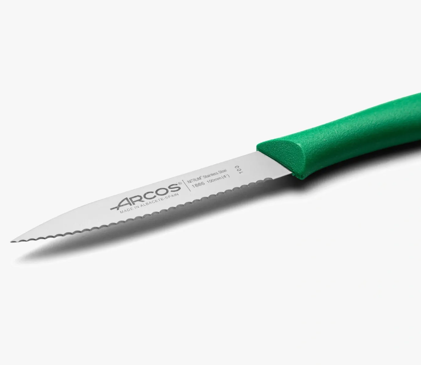 ARCOS Mondadores|Cuchillo Mondador Color Verde Perlado Serie Nova 100 mm