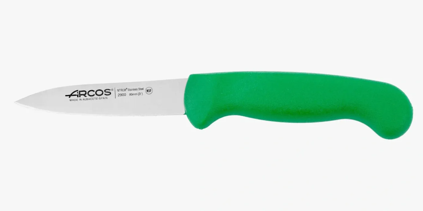 ARCOS Mondadores|Cuchillo Mondador color verde Serie 2900 80 mm