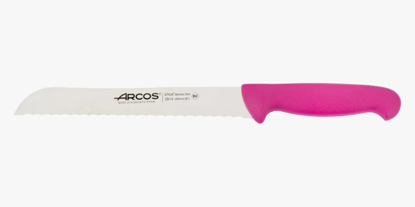 ARCOS Paneros|Cuchillo Panero color fucsia Serie 2900 200 mm