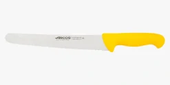 ARCOS Pasteleros|Cuchillo Pastelero color amarillo Serie 2900 250 mm