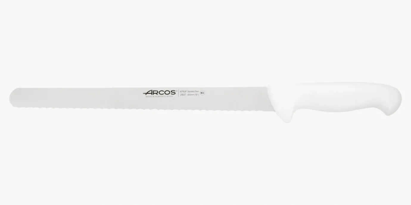 ARCOS Pasteleros|Cuchillo Pastelero color blanco Serie 2900 300 mm