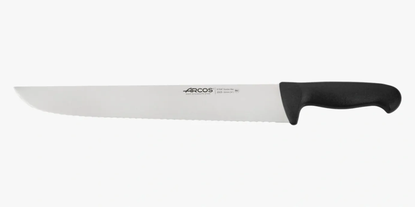 ARCOS Cuchillos Para Pescado|Pescaderos|Cuchillo Pescadero color negro Serie 2900 350 mm