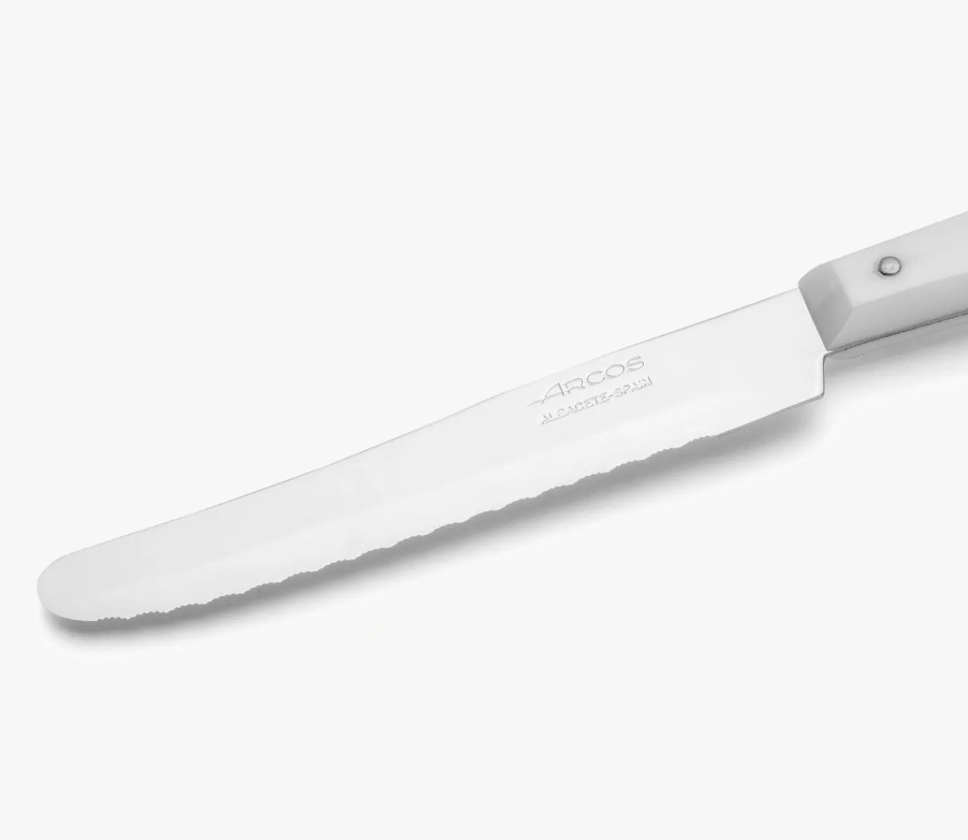 ARCOS Cuchillos Para Mesa|Cuchillo Postre color Blanco Nylon 110 mm
