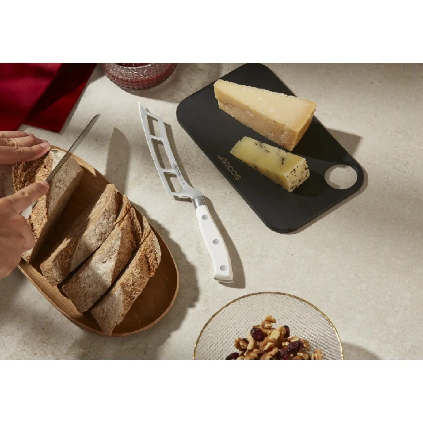 ARCOS Queso|Cuchillos Para Queso|Cuchillo Queso Serie Riviera Blanc 145 mm
