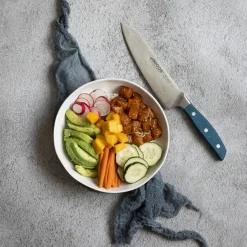 ARCOS Cuchillos Para Pescado|Japoneses|Cuchillo Rocking Santoku Serie Brooklyn 190 mm