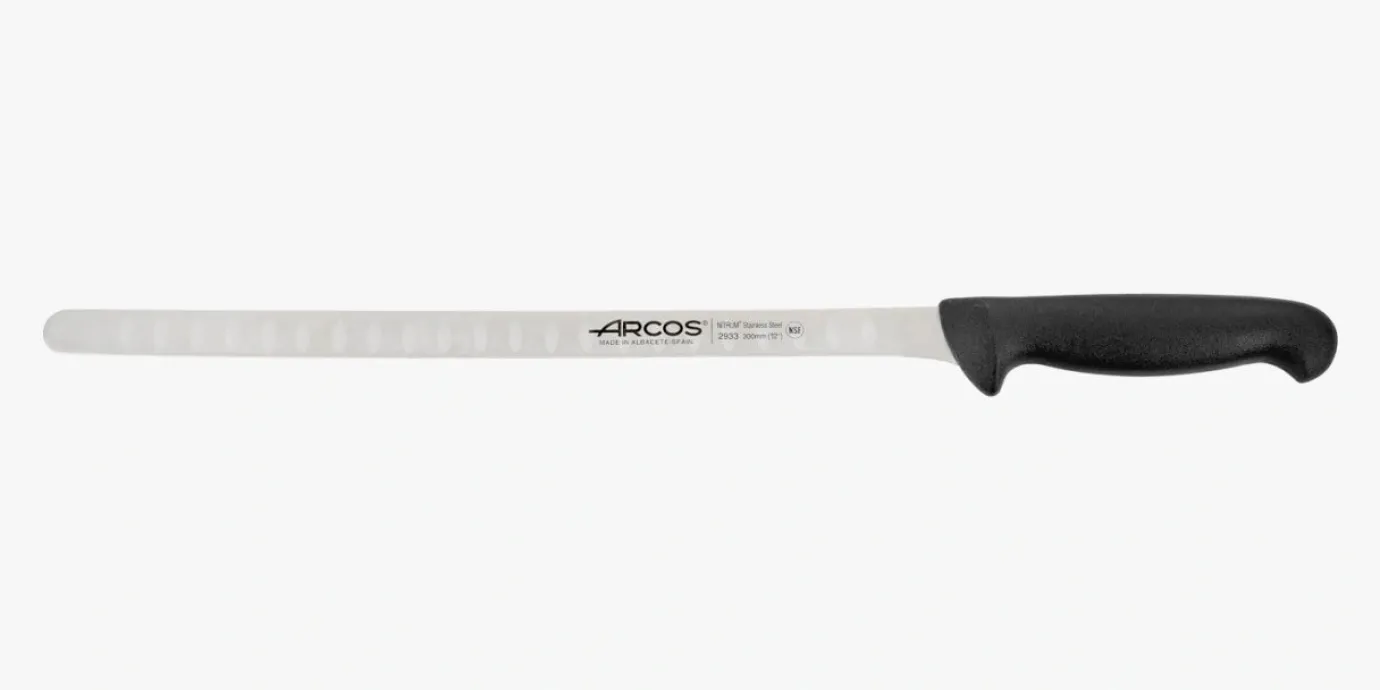 ARCOS Salmón|Cuchillo Salmón color negro Serie 2900 300 mm