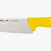 ARCOS Cuchillos Para Pescado|Japoneses|Cuchillo Santoku color amarillo Serie 2900 180 mm