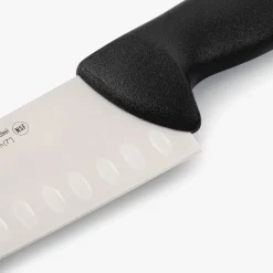 ARCOS Cuchillos Para Pescado|Japoneses|Cuchillo Santoku color negro Serie 2900 180 mm