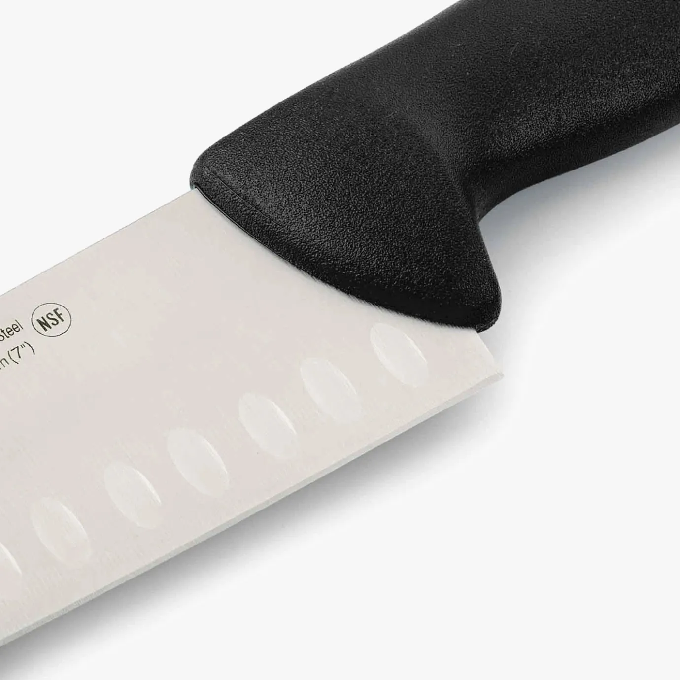 ARCOS Cuchillos Para Pescado|Japoneses|Cuchillo Santoku color negro Serie 2900 180 mm