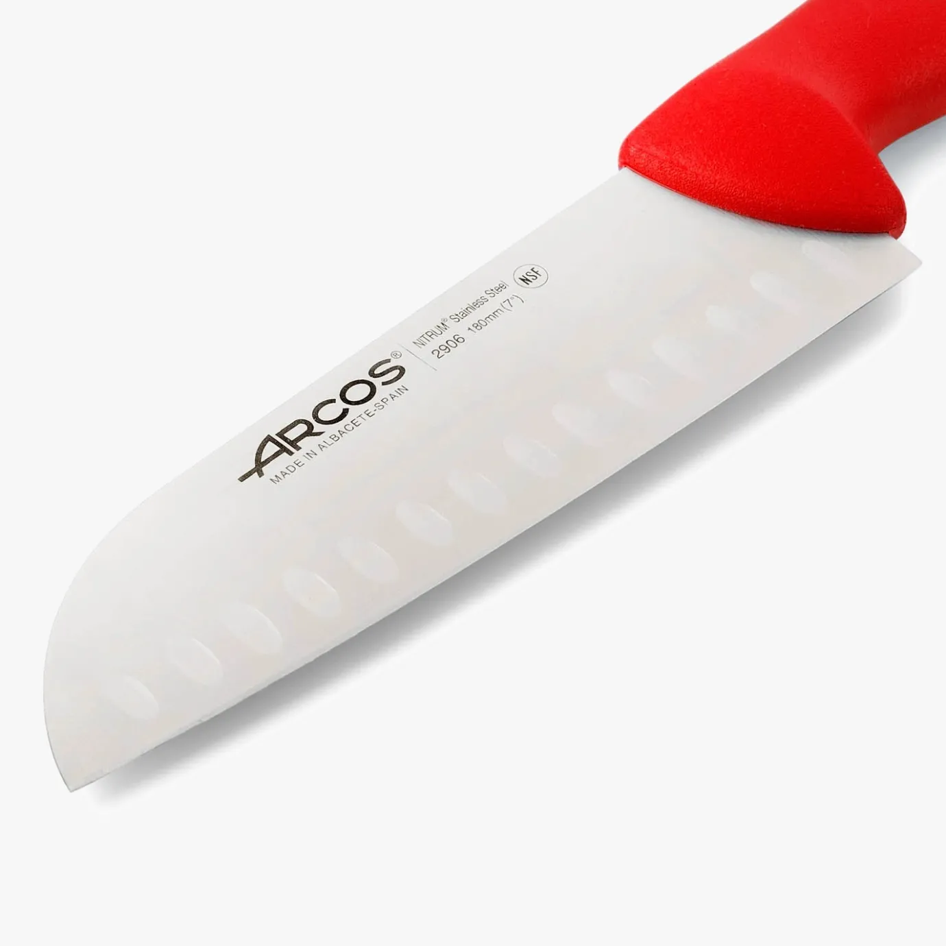 ARCOS Japoneses|Cuchillo Santoku Color rojo Serie 2900