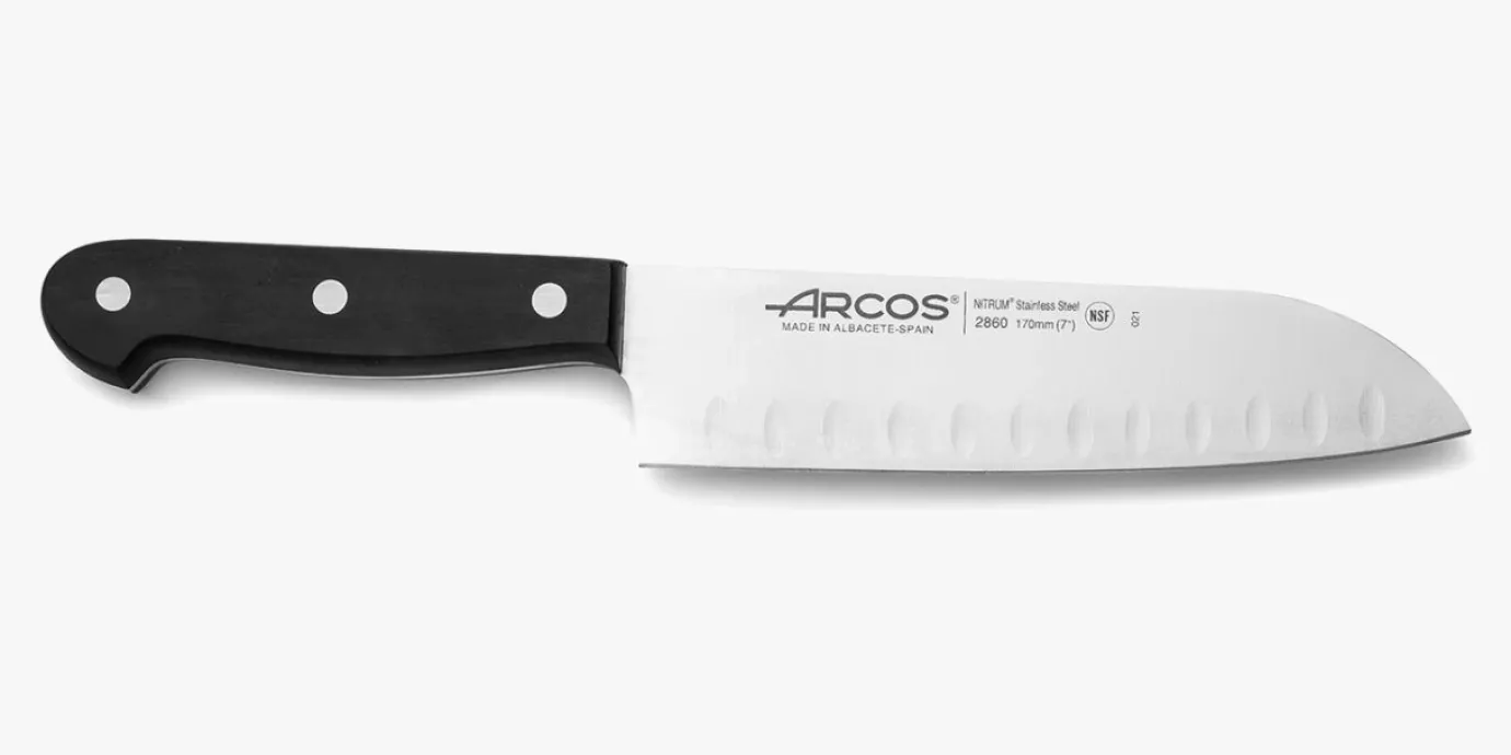 ARCOS Japoneses|Cuchillo Santoku con Alveolos Serie Universal 170 mm