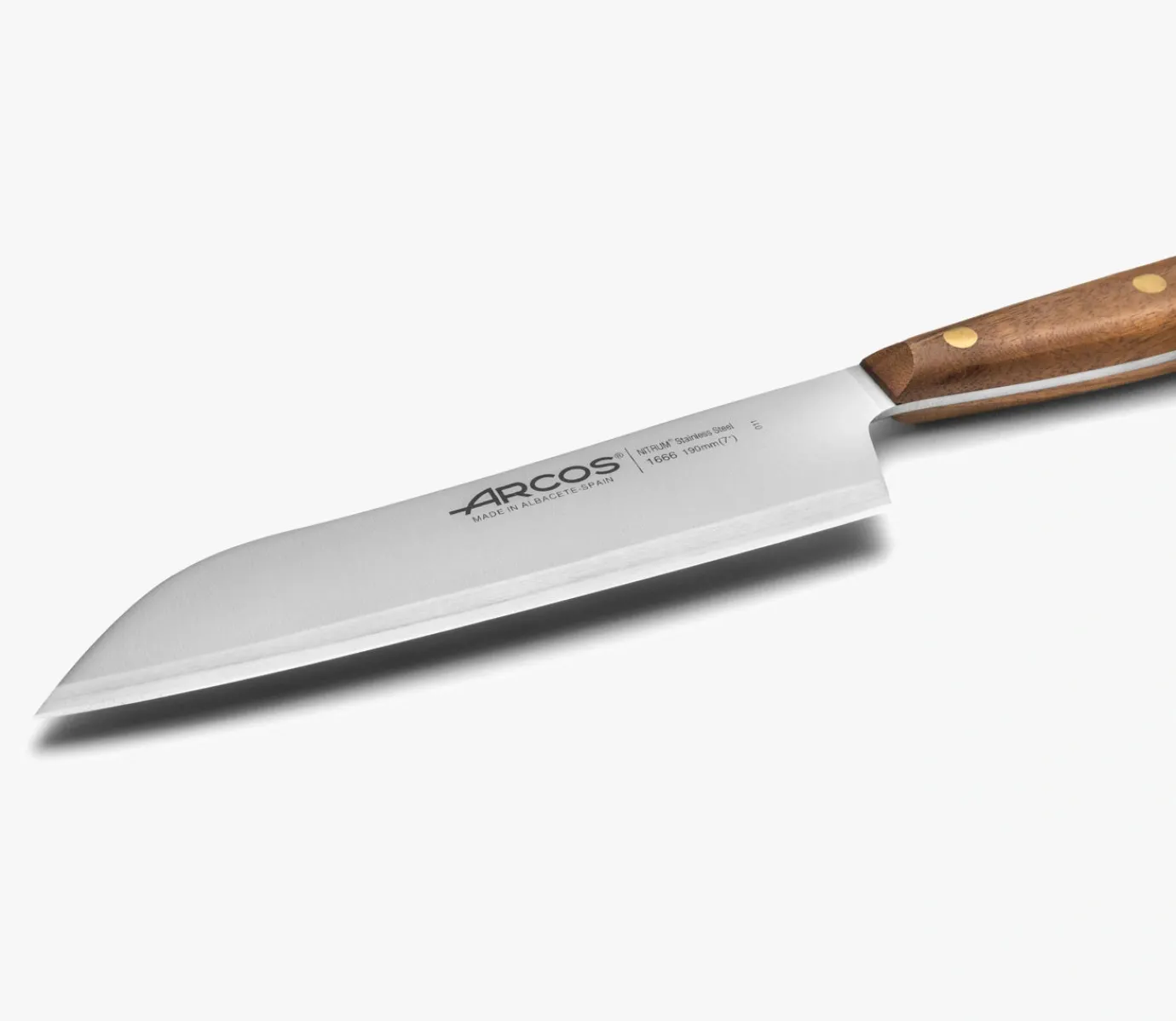 ARCOS Cuchillos Para Pescado|Japoneses|Cuchillo Santoku Serie Nórdika 190 mm