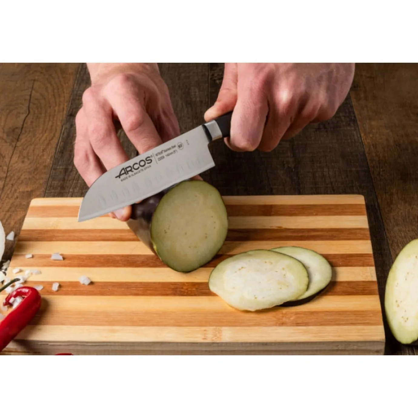 ARCOS Japoneses|Cuchillo Santoku Serie Ópera 140 mm
